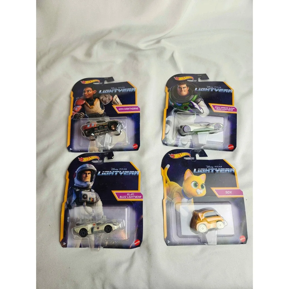 Hot Wheels Disney Pixar Lightyear Character Cars Set Buzz Izzy Sox 4 Pack HDL89